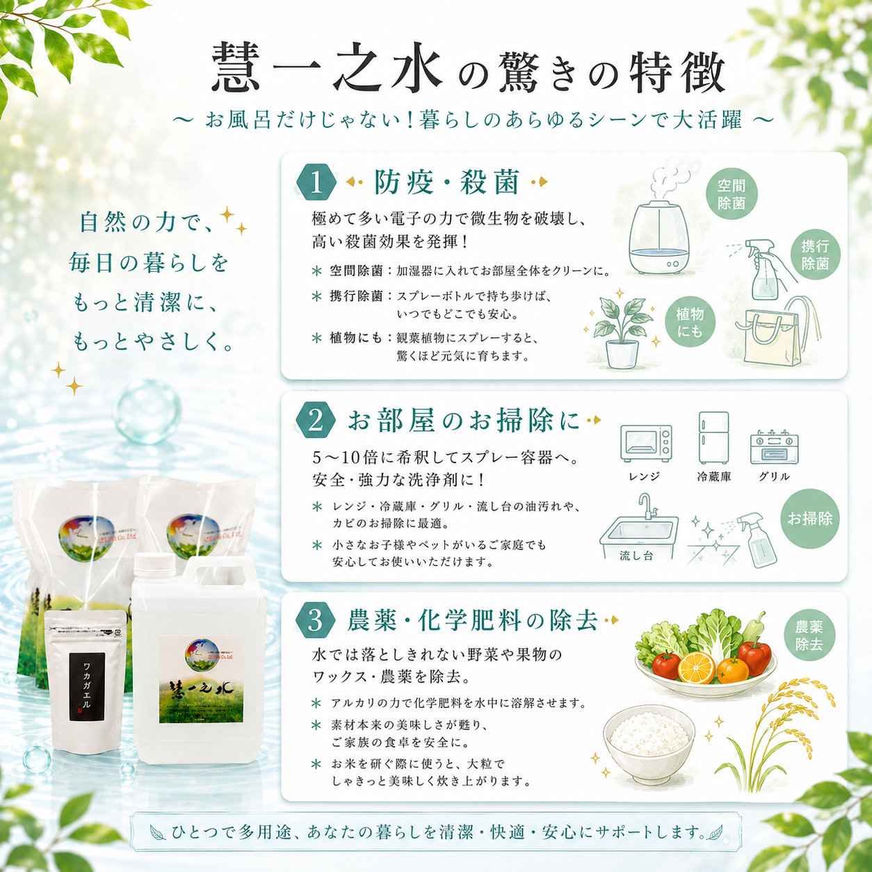 慧一之水 入浴剤 30日分 慧一之水 【公式通販】