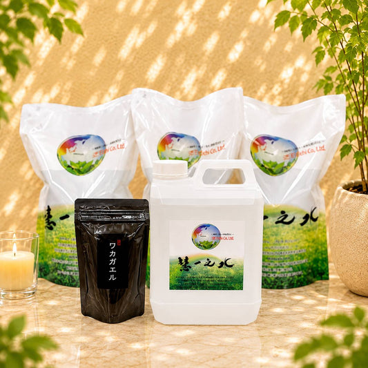 【極上】【定期便】慧一之水 8L + ワカガエル （ 30日分 150ｇ）通常の2倍