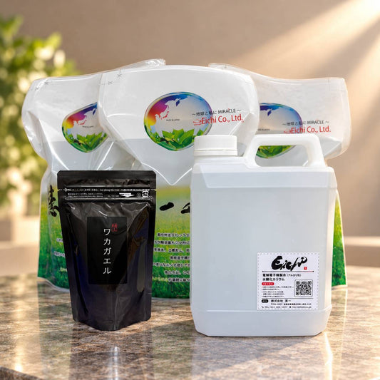 【極上】【定期便】慧一之水 8L + ワカガエル （ 30日分 150ｇ）通常の2倍
